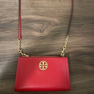 Red Tory Burch crossbody bag